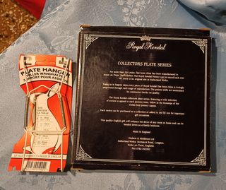 Piatto decorativo porcellana inglese Royal Kendal