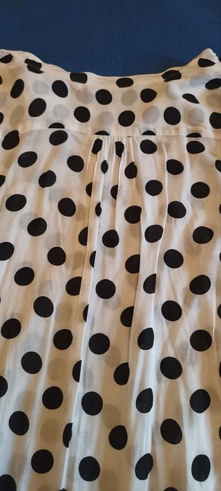 Camisa fluida lunares Zara
