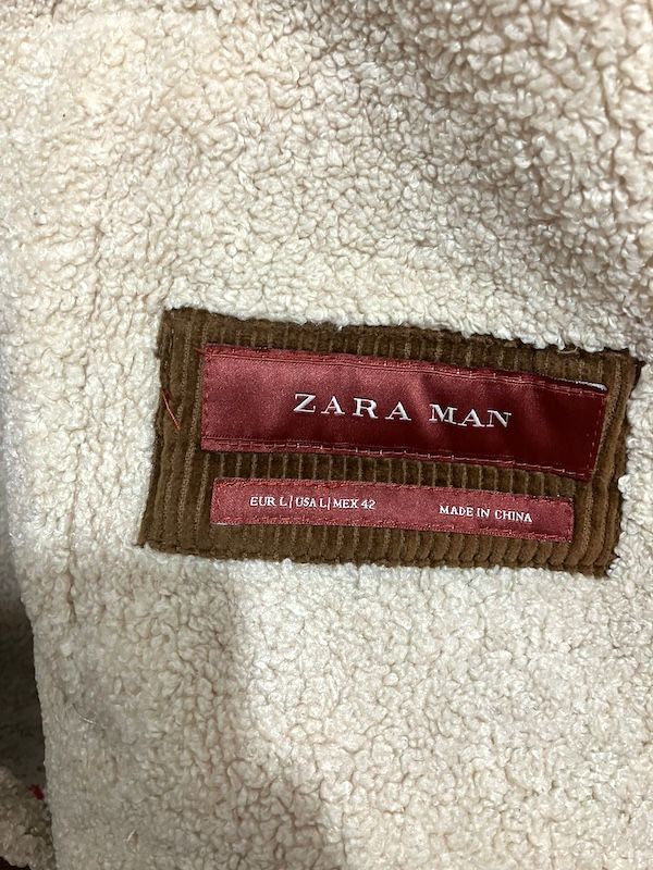 Cazadora hombre de pana y borreguillo