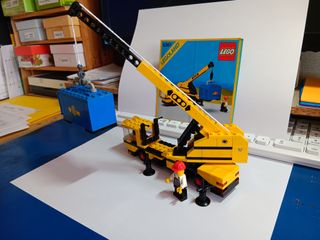 Lego ref 6361 grua movil classic con contenedor.