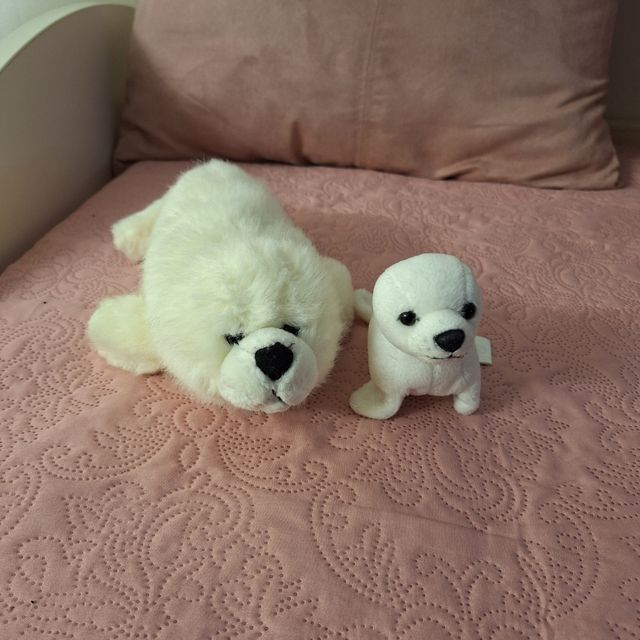 Set foche di peluches 