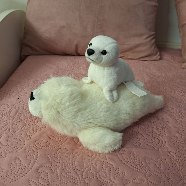 Set foche di peluches 