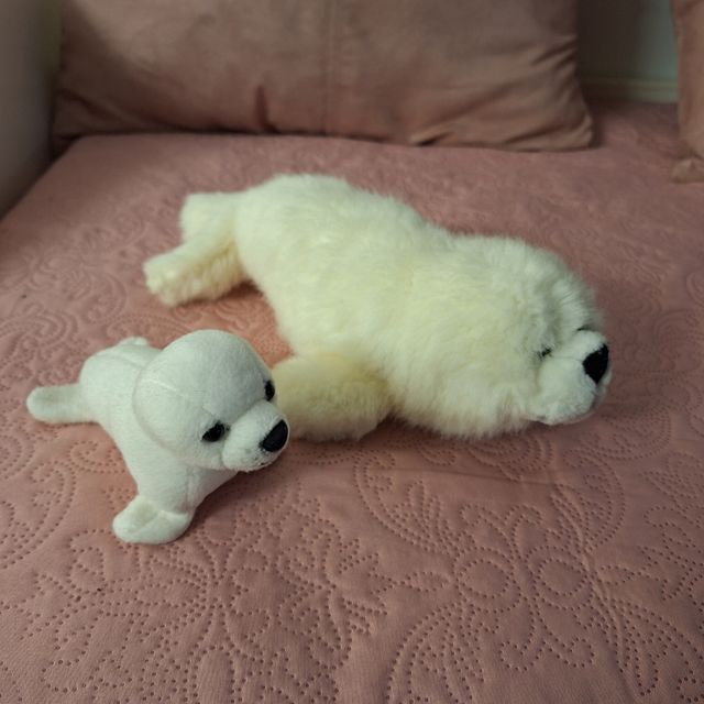 Set foche di peluches 