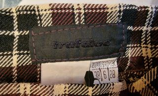 Minifalda cuadros Trafaluc t 38, nueva