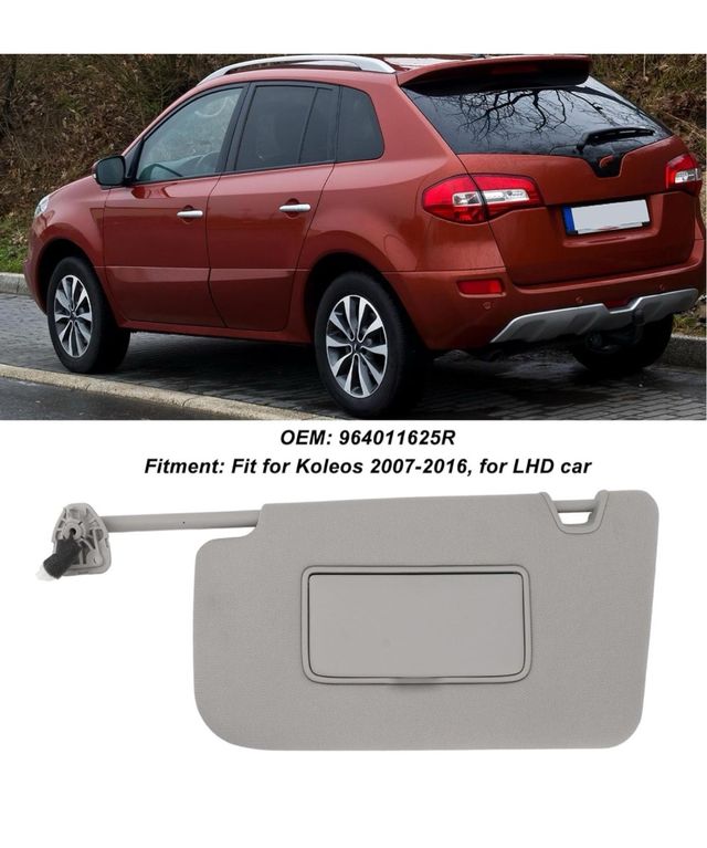 Visera Solar con Espejo Renault Koleo 2007 al 2016