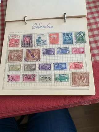 Francobolli usati di varie nazioni