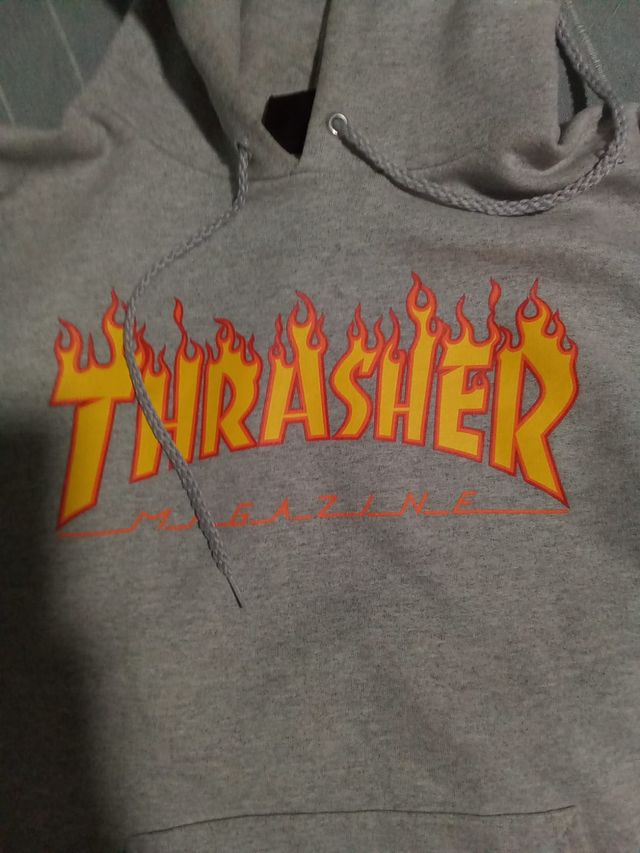 Sudadera Thrasher gris
