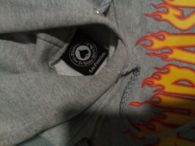 Sudadera Thrasher gris