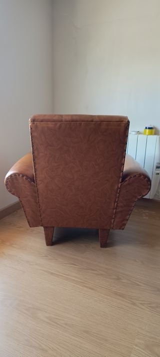 Sillón retro vintage de sky