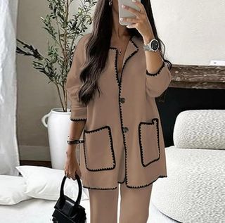 Conjunto de camisa y blusa