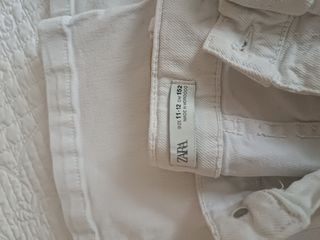 Pantalón cargo Zara blanco