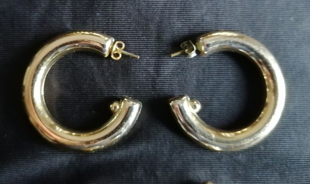 Lote pendientes dorados vintage