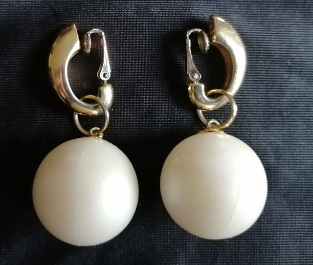 Lote pendientes dorados vintage