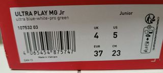 Botas de fútbol marca Puma, n°37