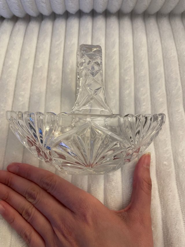 Cesta decirativa cristal
