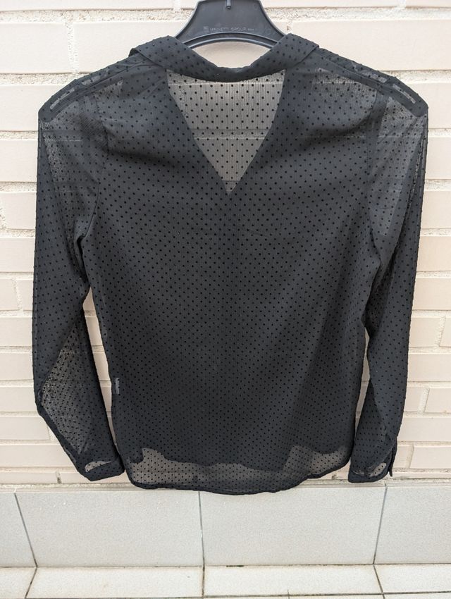 Camisa negra semitransparente NUEVA 