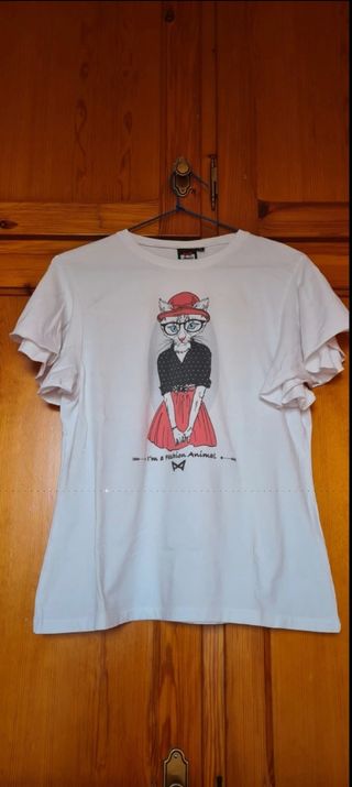 Camiseta gato Akino Laude