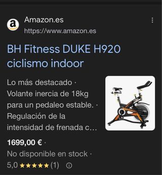 Bicicleta estatica
