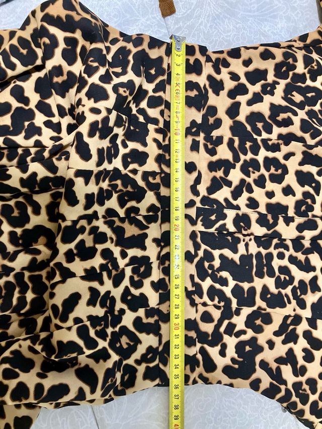 Vestido animal print
