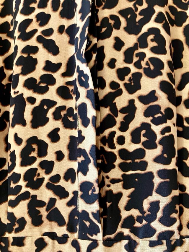 Vestido animal print