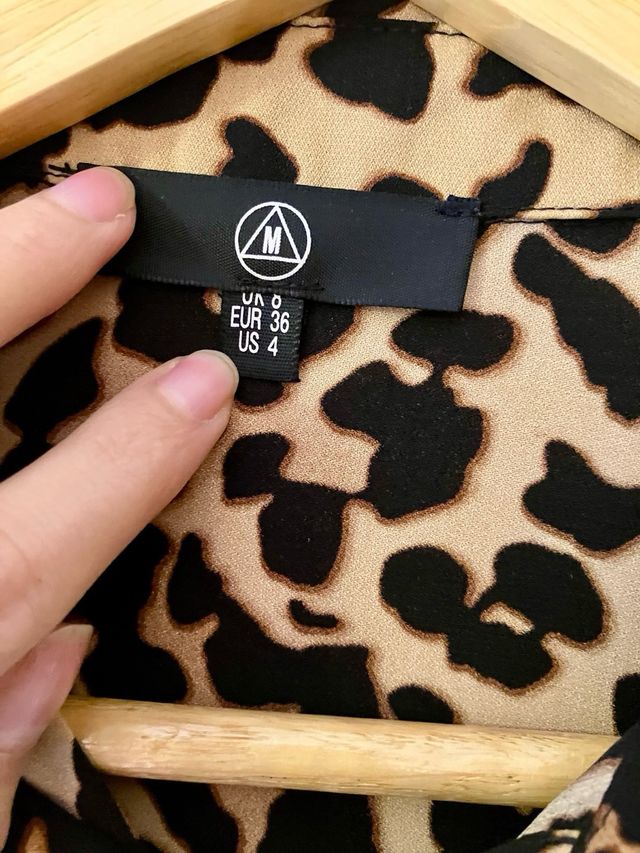 Vestido animal print