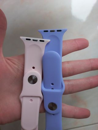 2 cinturini Apple watch lilla rosa