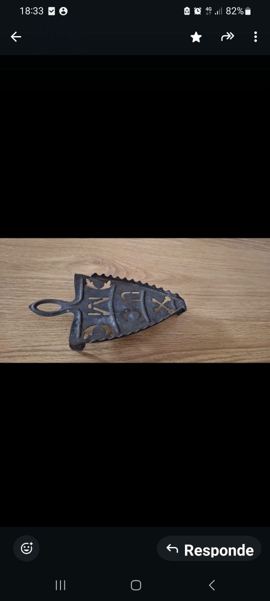 Tenaza,oz,apoya plancha antigua