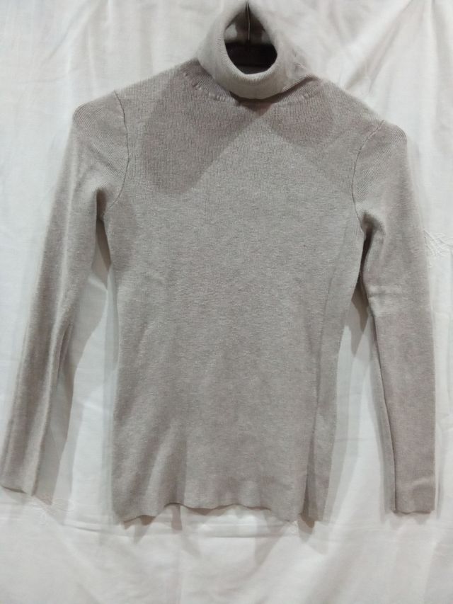 Jersey mujer de cuello alto 