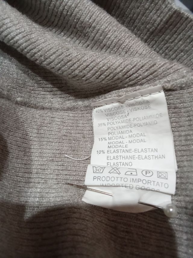 Jersey mujer de cuello alto 