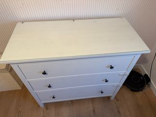 Cassettiera con 3 cassetti (vetro incluso)