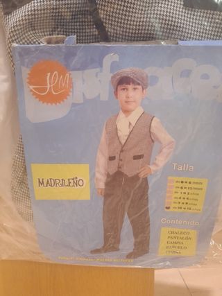 Traje disfraz chulapo niño 10.12 años