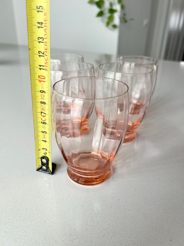 Conjunto de vasos franceses vintage