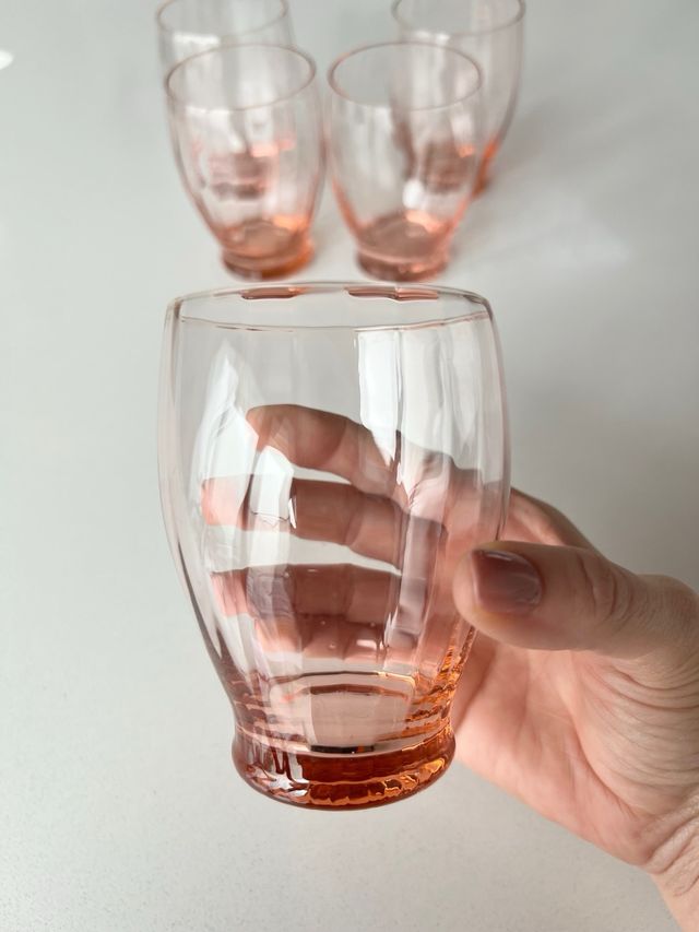 Conjunto de vasos franceses vintage