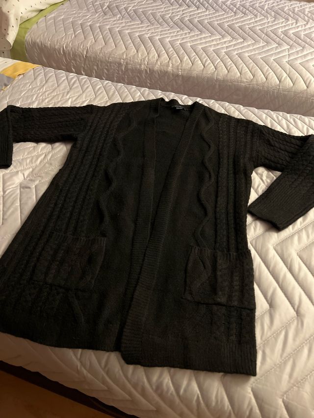 Cardigan negro talla S