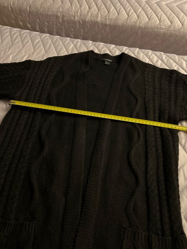Cardigan negro talla S