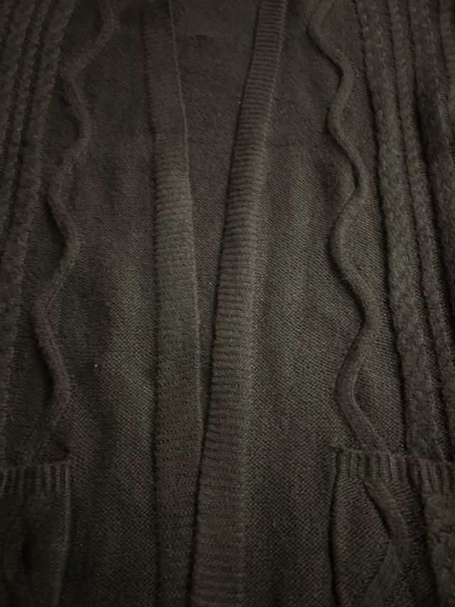 Cardigan negro talla S