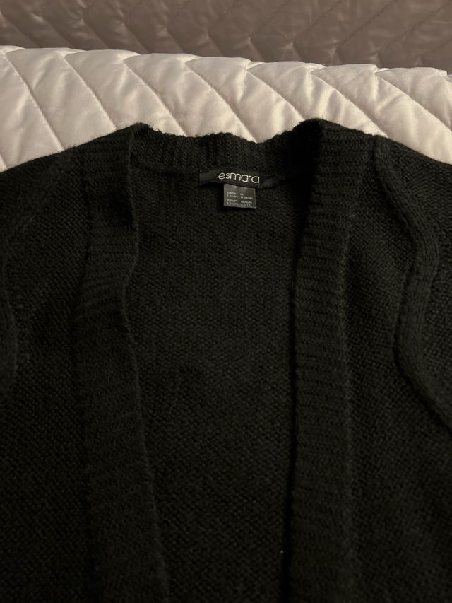 Cardigan negro talla S