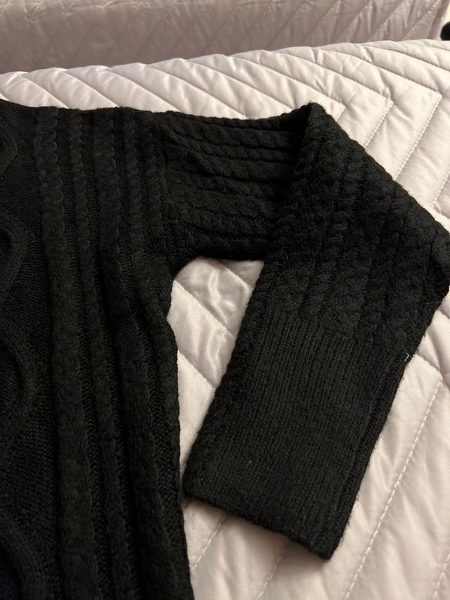 Cardigan negro talla S
