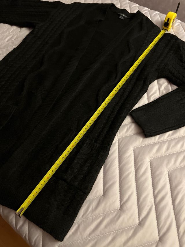 Cardigan negro talla S