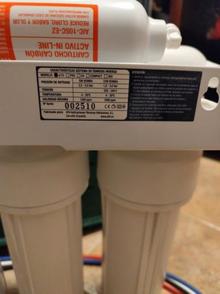 Osmosis descalificador agua doméstico Genius-pro50