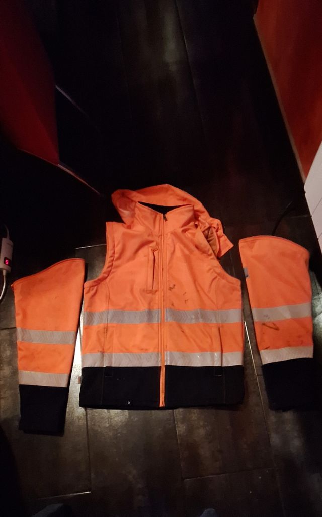 Chaqueta trabajo refrectante invierno