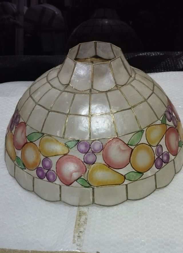 Cappello lampada in madreperla