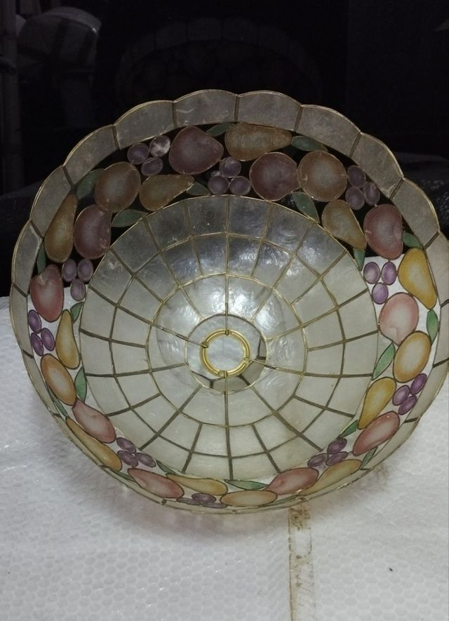 Cappello lampada in madreperla