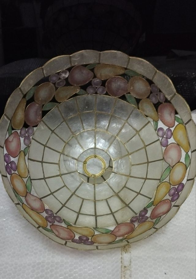 Cappello lampada in madreperla