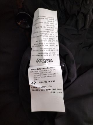 Chaqueta reversible nueva