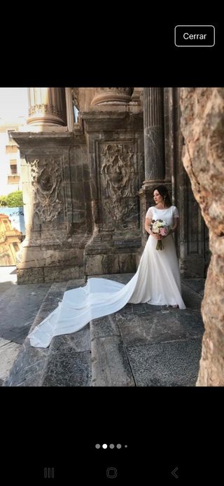 Vestido novia Rosa Clará