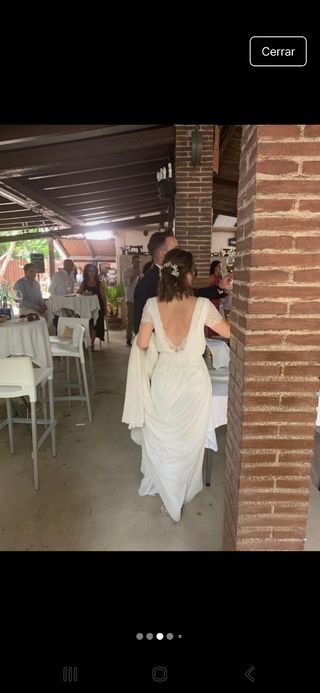 Vestido novia Rosa Clará