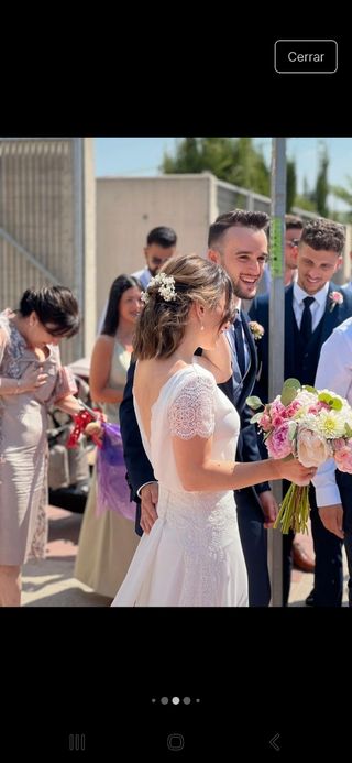 Vestido novia Rosa Clará