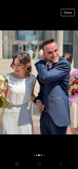 Vestido novia Rosa Clará