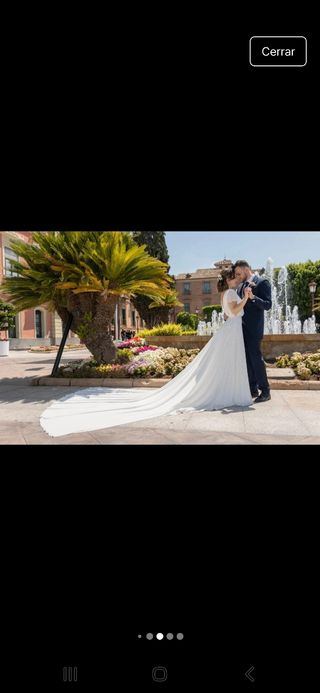 Vestido novia Rosa Clará